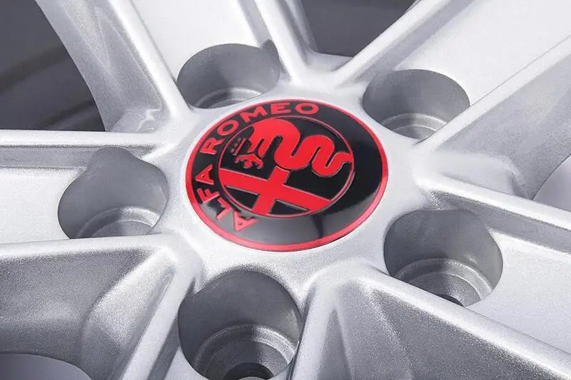 Cache-Moyeux Alfa Romeo Giulia Stelvio Giulietta 60mm — vue de profil