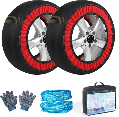 Chaussettes à Neige Voiture SUV Textile Antidérapant