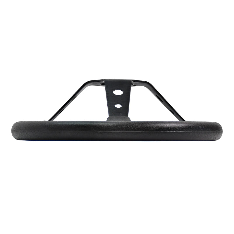 Volant Sport 350 mm Cuir PU Moyeu 6 Vis Plat Profond Universel