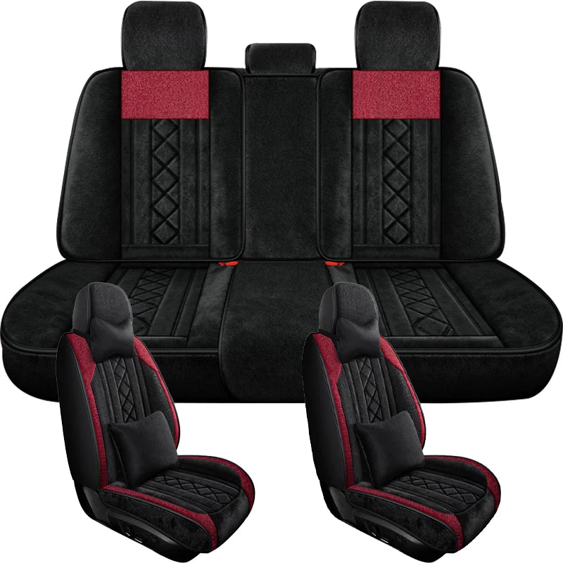 Housses de Siège Volvo XC40 XC60 S40 S60 S80 S90 V40 V60 V70 V90 Universelles Antidérapantes Jeu Complet 5 Places