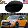 Coque de Rétroviseur Mini Cooper F54 F56 Noir Brillant