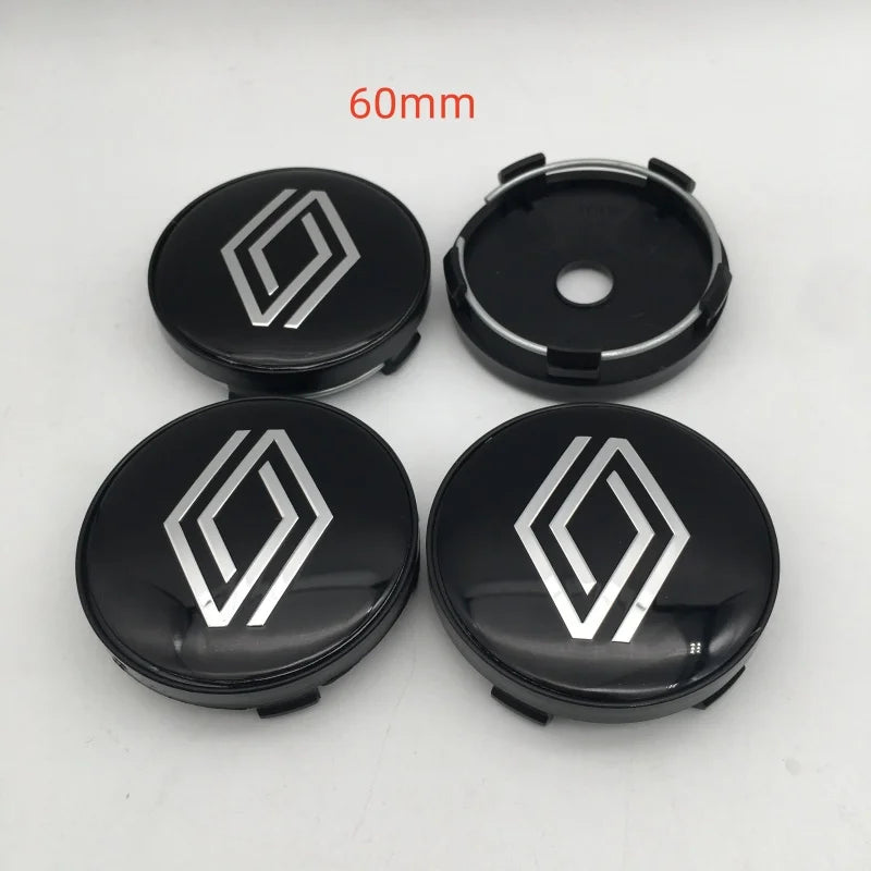Emblèmes Cache-Moyeux 3D 56mm 60mm 68mm 4 Pièces — vue d'ensemble