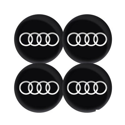 Cache-Moyeux Audi A3 A4 S line 56mm 60mm 63mm 68mm