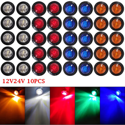 Feux de Position Latéraux LED 12V 24V Universel
