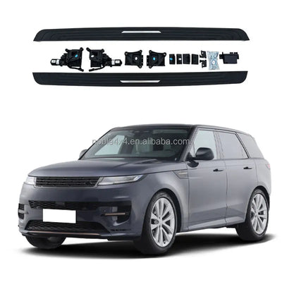 Marchepieds Électriques Range Rover Sport Velar Noir Argent