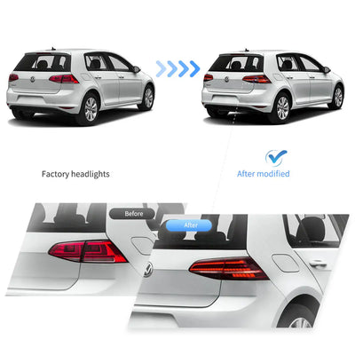 Feux Arrière LED VW Golf 7 MK7 MK7.5 2013-2021 Séquentiel