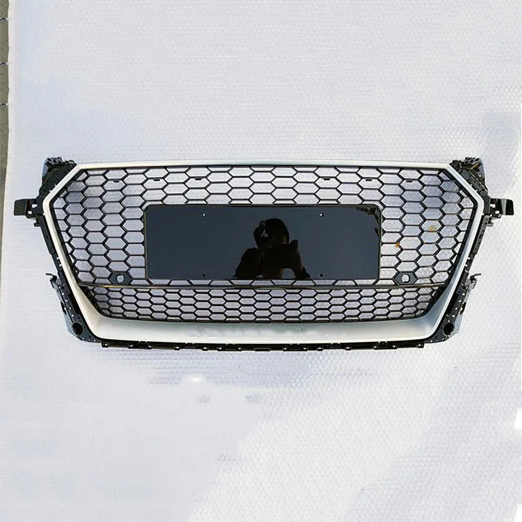 Calandre Avant Nid d'Abeille Style TT RS Audi TT TTS Mk3 8S 2015-2018 Noir Brillant ou Chromée