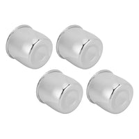 Cache-Moyeux Acier Chromé 108 mm Camion Remorque Camping-Car Lot de 4