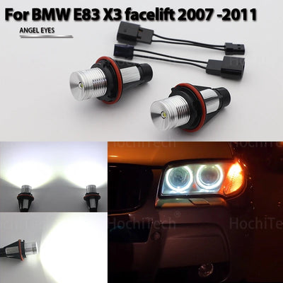 Ampoules LED Angel Eyes 6000K BMW X3 E83 2007-2011