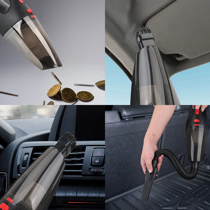 12V Car Vacuum Cleaner Cigarette Lighter 120 W Washable HEPA Filter