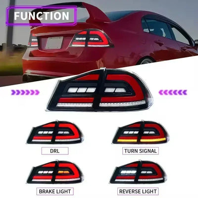 Feux Arrière LED Honda Civic FD Type R 2005-2012