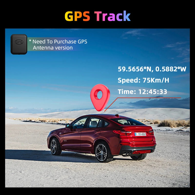Dashcam 4K CarPlay Écran Rotatif 10,26 Pouces