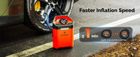 Gonfleur de Pneu ETENWOLF V3 160 PSI Compresseur Portable 7800 mAh