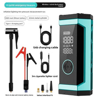 Booster de Batterie Voiture 12V avec Compresseur 150 PSI Écran Numérique