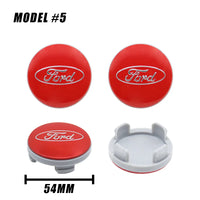 Cache-Moyeux Ford Focus Mondeo Ranger Ecosport 54mm 56mm 60mm — détail de fixation