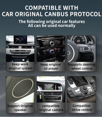 Autoradio Audi A4 B8 A5 CarPlay — exemple de montage