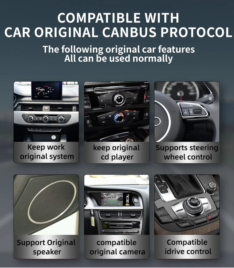 Autoradio Audi A4 B8 A5 CarPlay — exemple de montage