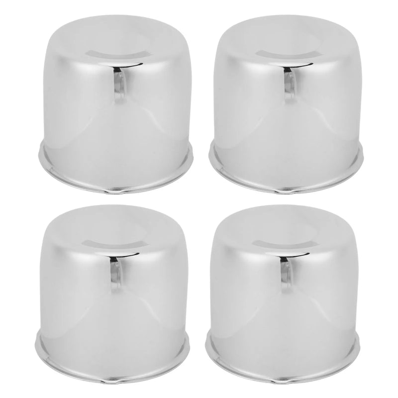 Cache-Moyeux Acier Chromé 108 mm Camion Remorque Camping-Car Lot de 4