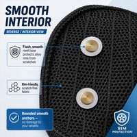 Chaussettes à Neige Textile Épaisses Anti-Usure Voiture et SUV