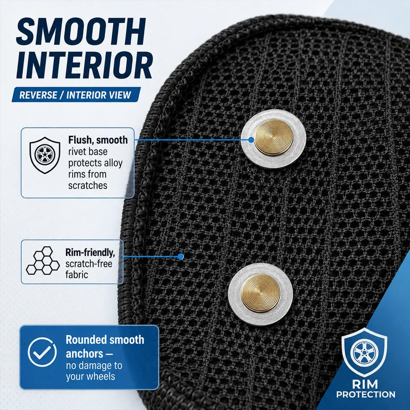 Chaussettes à Neige Textile Épaisses Anti-Usure Voiture et SUV