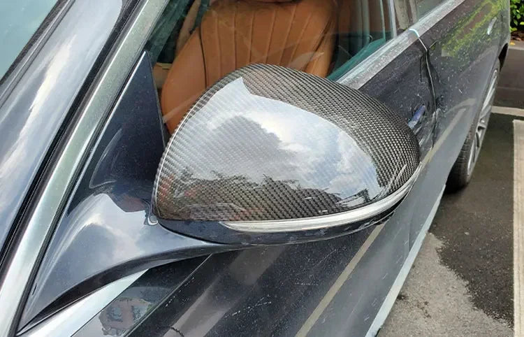 Coques de Rétroviseur Carbone Mercedes Classe C et Classe S W206 W223 Forgé, Humide ou Sec