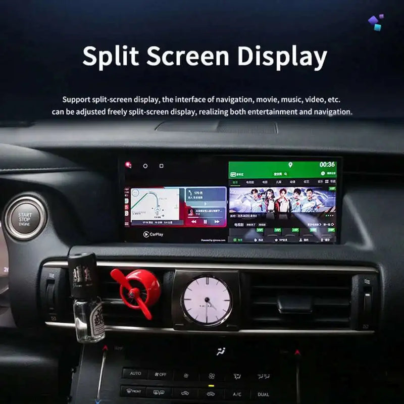Autoradio Android 14 Lexus IS RC 200 250 300 350 200t 300h 2013-2019 Écran 10,25 Pouces CarPlay