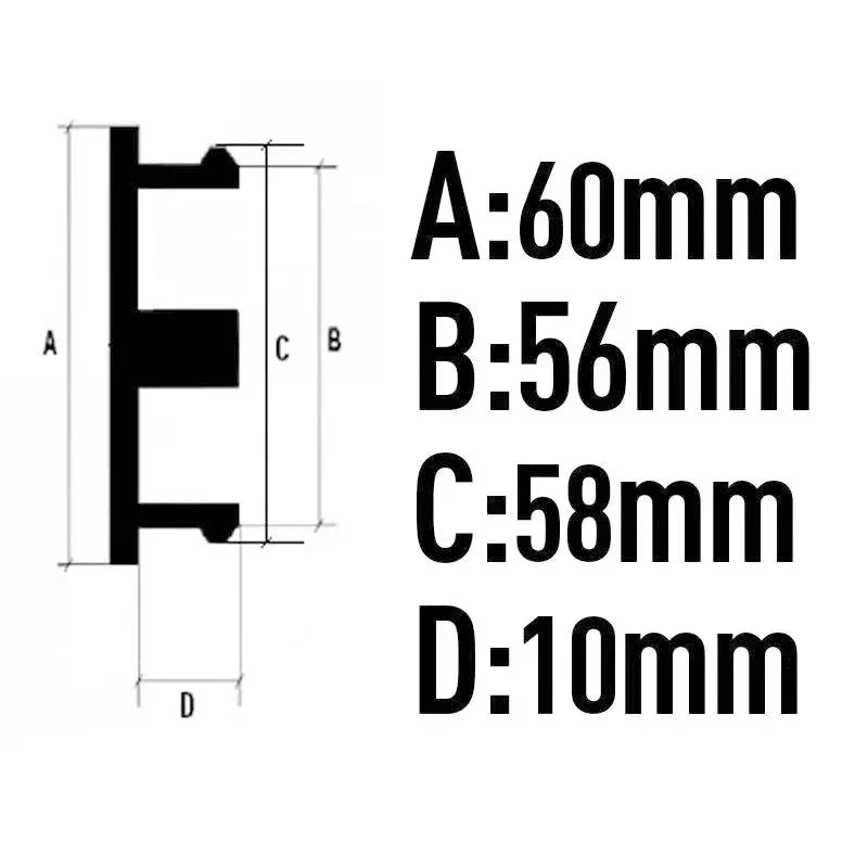 Cache-Moyeux Toyota GR Sport Corolla RAV4 Yaris 60mm 62mm — vue d'ensemble