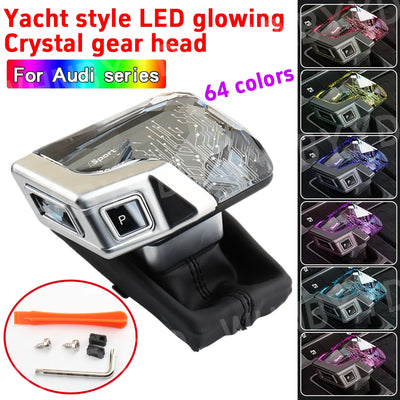 Pommeau de Vitesse Cristal LED Audi A4 A5 A6 Q5