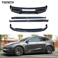 Kit carrosserie sport en ABS pour Tesla Model Y Juniper 2025+ – Pare-chocs avant, jupes latérales et diffuseur arrière