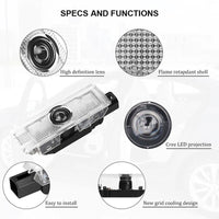 Projecteur Logo Porte Alfa Romeo Giulietta LED 2 Pièces