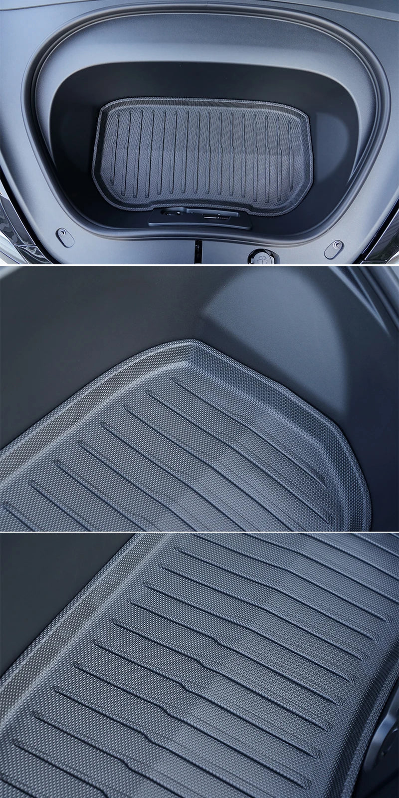 Tapis de Sol et de Malle Tesla Model 3 Highland 2024-2026 TPE Étanches Antidérapants