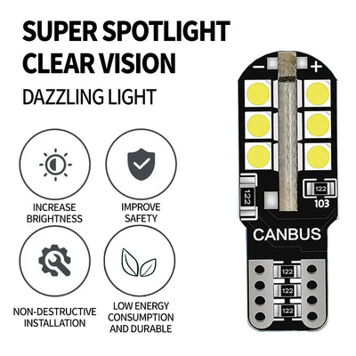Ampoules LED T10 Plaque d'Immatriculation Hyundai Tucson