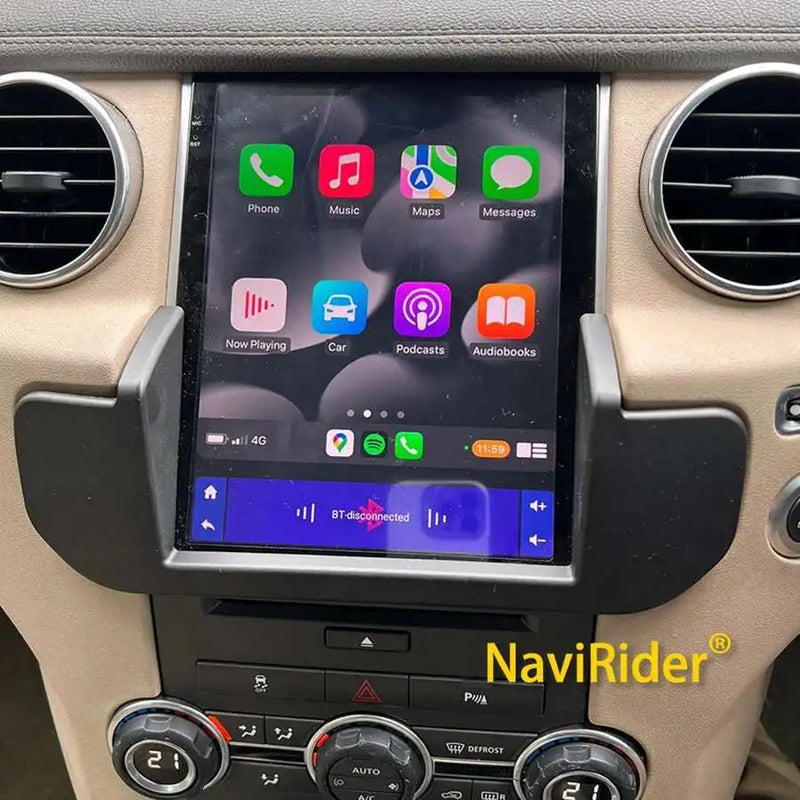 Autoradio Android 14 Land Rover Discovery 4 LR4 2009-2016 Navigation GPS avec Écran de Climatisation