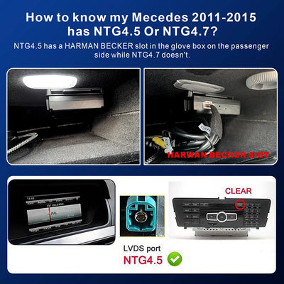 Autoradio CarPlay Mercedes NTG4.5 Android Auto