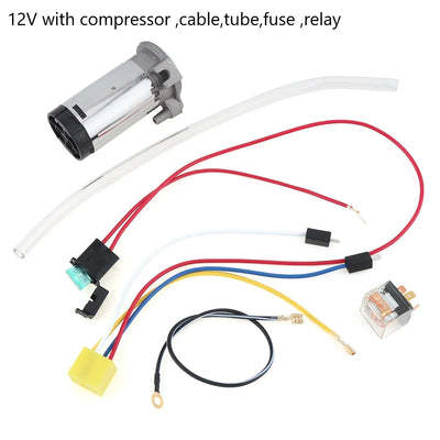 Klaxon à Air Compresseur 12V 24V Universel Voiture