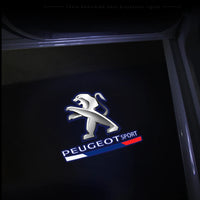 Projecteur Logo Porte Peugeot 407 508 RCZ LED 3 Logos