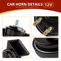 Klaxon de Voiture PowerHorn 120 dB Double Tonalité 12V