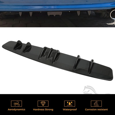 Diffuseur Arrière Universel Aileron de Requin 7 Ailettes
