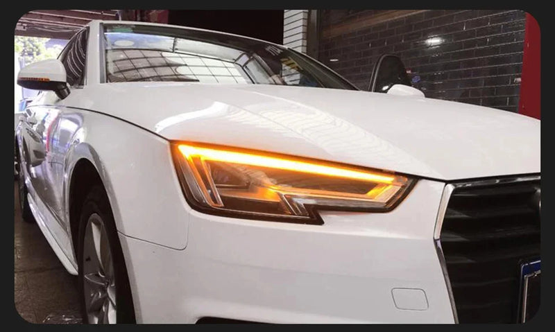 Phares LED Audi A4 B9 2017-2020 A4L Paire Avant Feux de Jour Clignotants