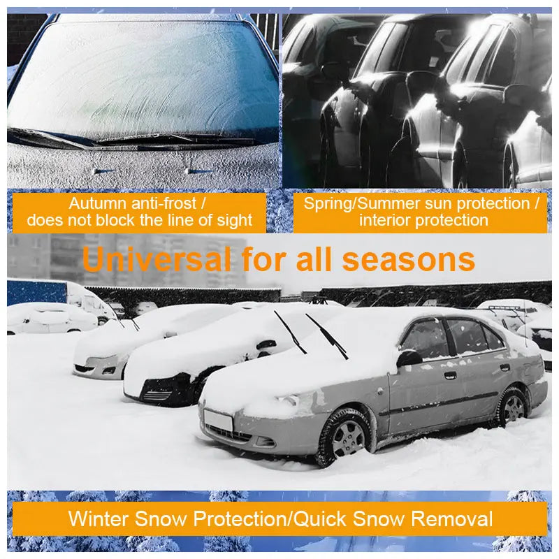 Demi-Bâche Pare-brise Voiture Imperméable Anti-givre