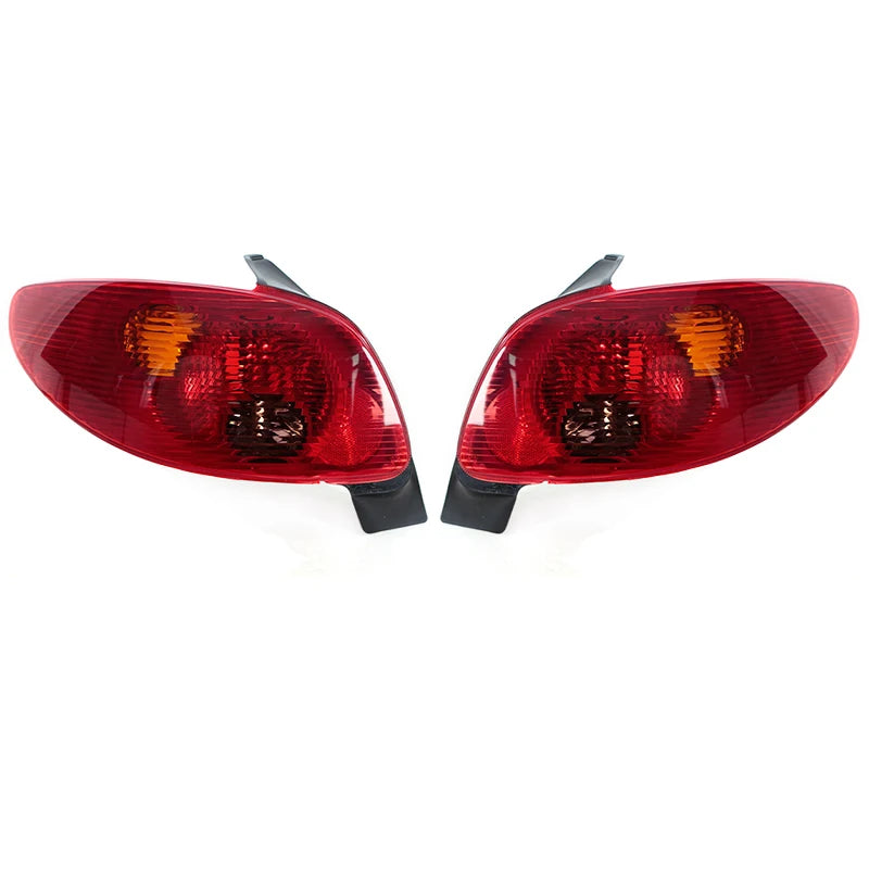 Paire de feux arrière Peugeot 206 clignotant intégré gauche et droit