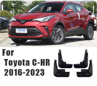 Garde-Boue Toyota C-HR 2016-2023 Jeu de 4 Bavettes Avant et Arrière en ABS