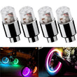 Bouchons de Valve Universels LED Lumineux Multicolores