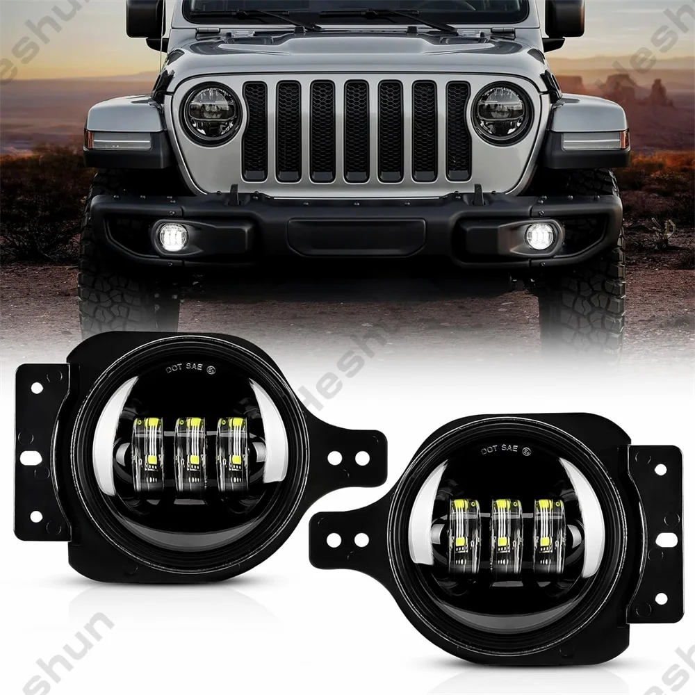 Feux Antibrouillard LED Jeep Wrangler JL Rubicon