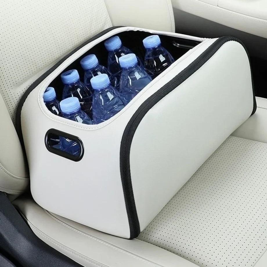 Faux Leather Car Seat and Trunk Organizer 38 x 26 x 21 cm