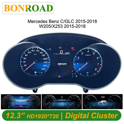 Tableau de Bord Numérique Mercedes Classe C GLC W205 W253 NTG 5.0 5.5