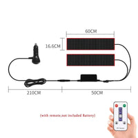 Panneau LED Yeux du Diable Flexible Voiture Télécommande