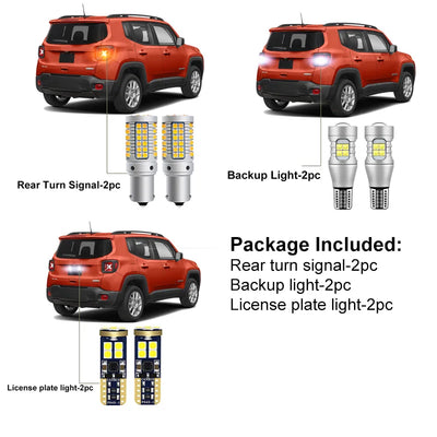 Ampoules LED Jeep Renegade 2015-2024 Canbus T15