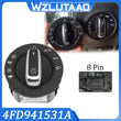 Bouton d'Éclairage Audi A6 C6 S6 RS6 Allroad Q7 4F1941531E
