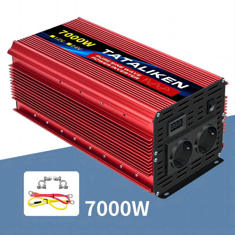 Convertisseur Pur Sinus 12V 24V 220V Voiture 1000 à 8000 W